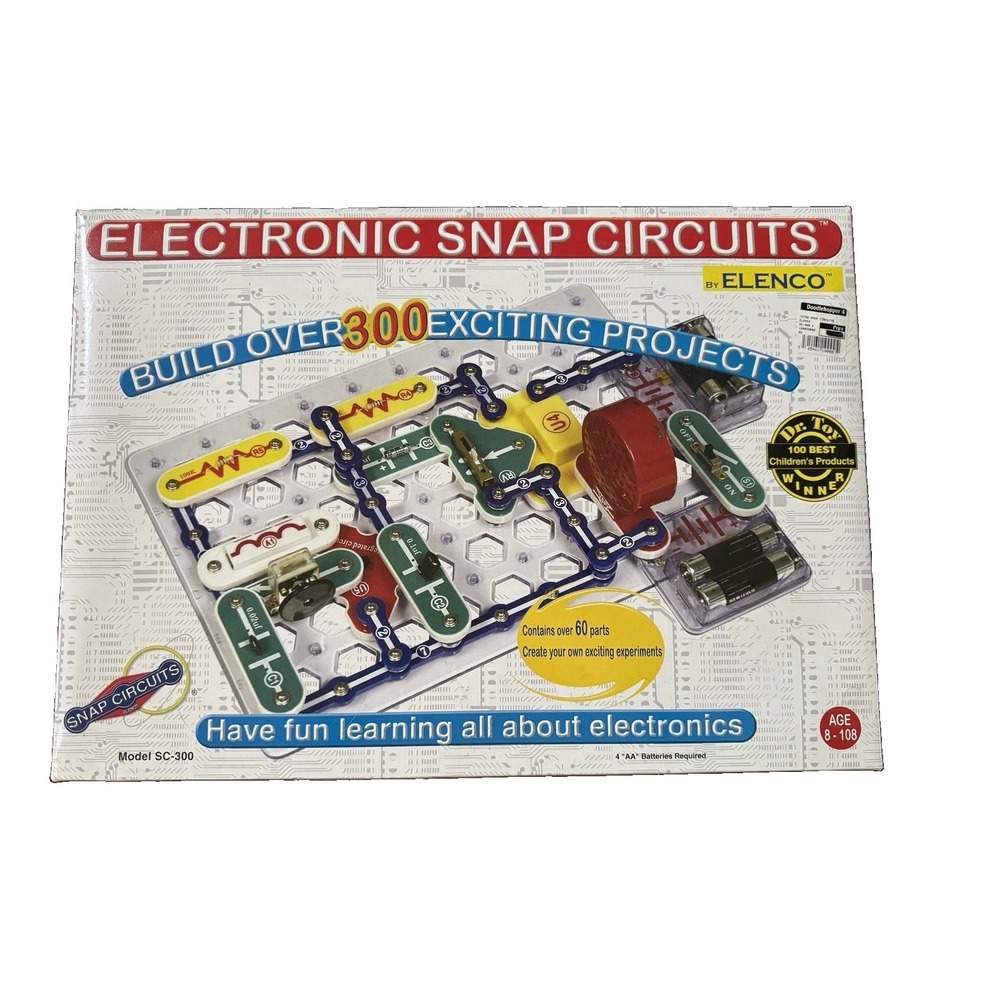 ELENCO SC-300 Electronic Snap Circuits 300 Projects Kit Incomplete  READ